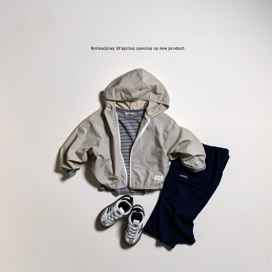 26春 正韓 Normalplay Urban Daily｜經典條紋上衣（80-140cm)-細節圖5