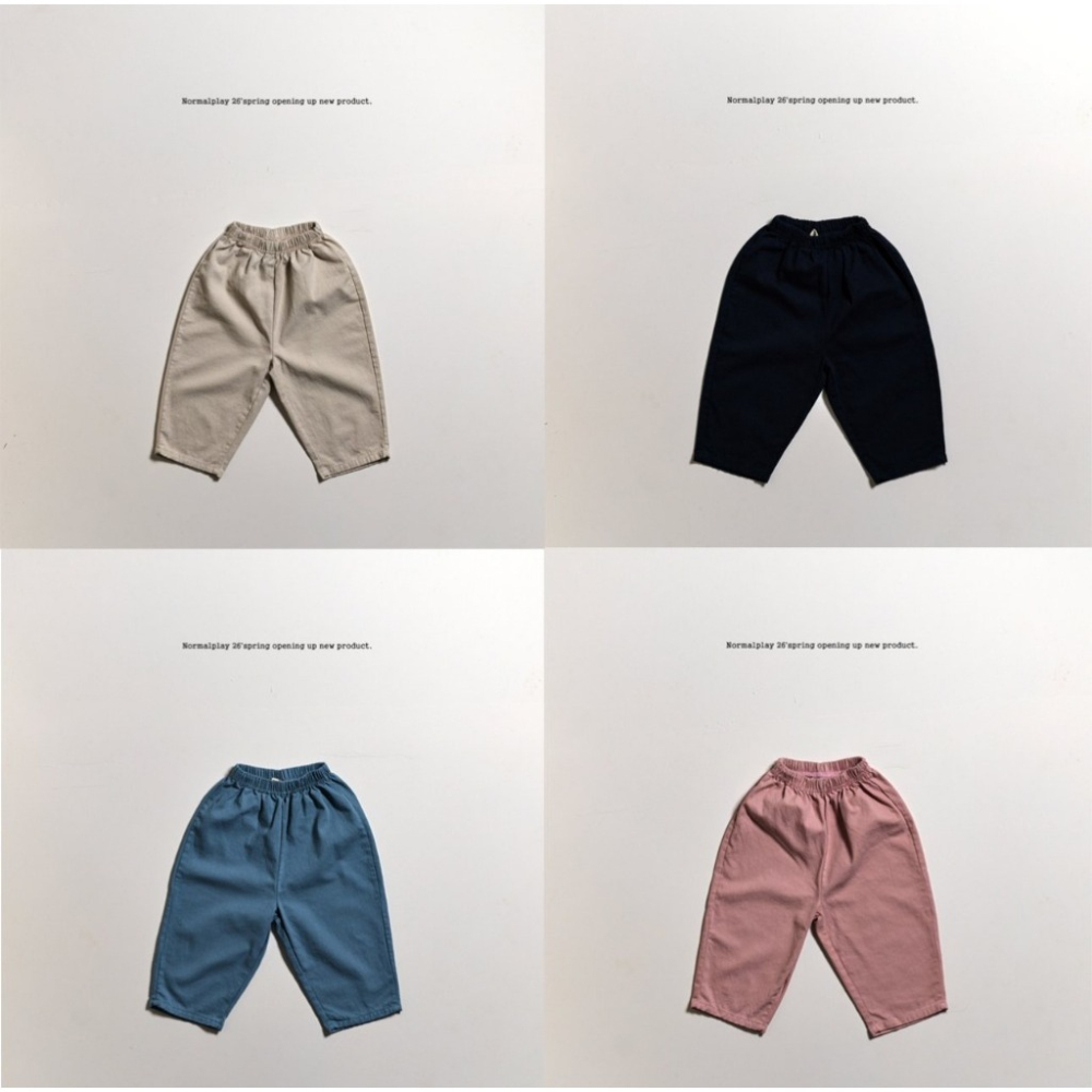 26春 正韓 Normalplay Urban Daily｜校園百搭褲（80-140cm)-細節圖2