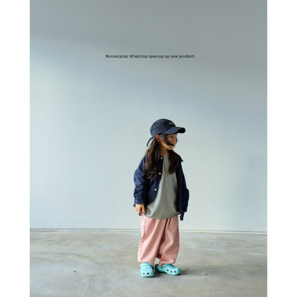 26春 正韓 Normalplay Urban Daily｜校園百搭褲（80-140cm)-細節圖5