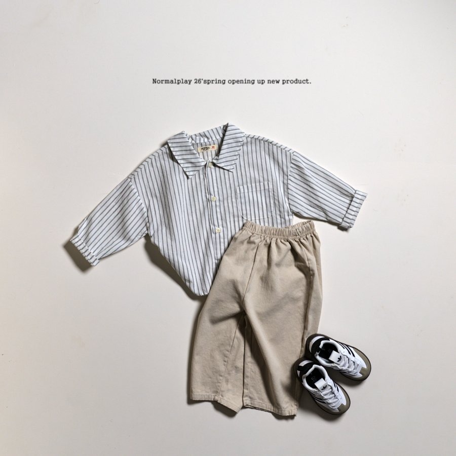 26春 正韓 Normalplay Urban Daily｜校園百搭褲（80-140cm)-細節圖6