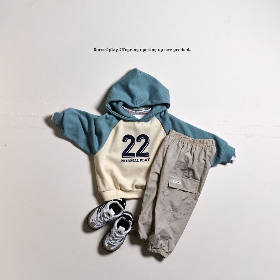 26春 正韓 Normalplay Urban Daily｜輕量校園縮口褲（80-140cm)-細節圖6