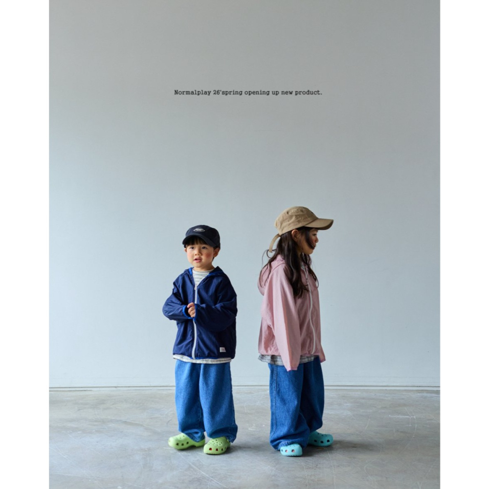 26春 正韓 Normalplay Urban Daily｜輕量校園外套（80-140cm)-細節圖2