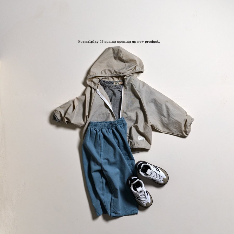 26春 正韓 Normalplay Urban Daily｜輕量校園外套（80-140cm)-細節圖5