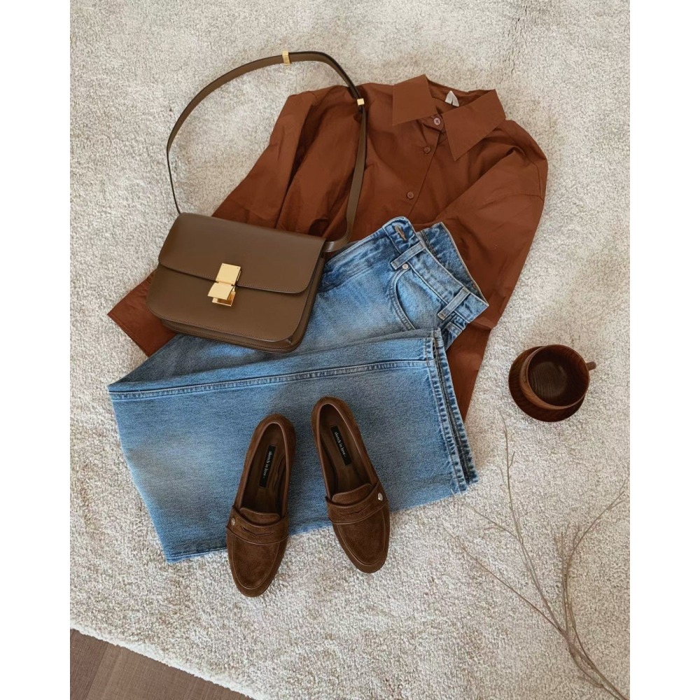 正韓 sketch in love舒適真皮 樂福鞋 親子款-幼童賣場 (14-19cm）-細節圖8