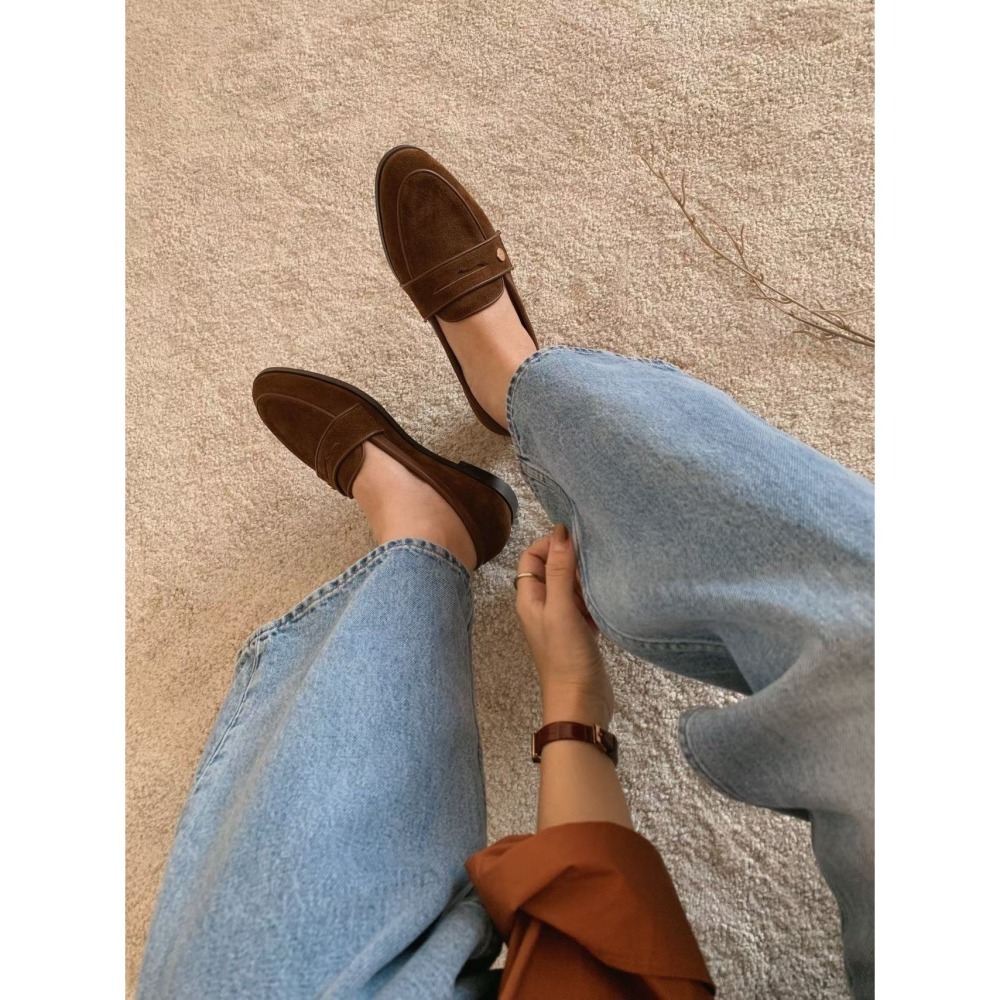 正韓 sketch in love舒適真皮 樂福鞋 親子款-媽咪款 （23-25cm）-細節圖4