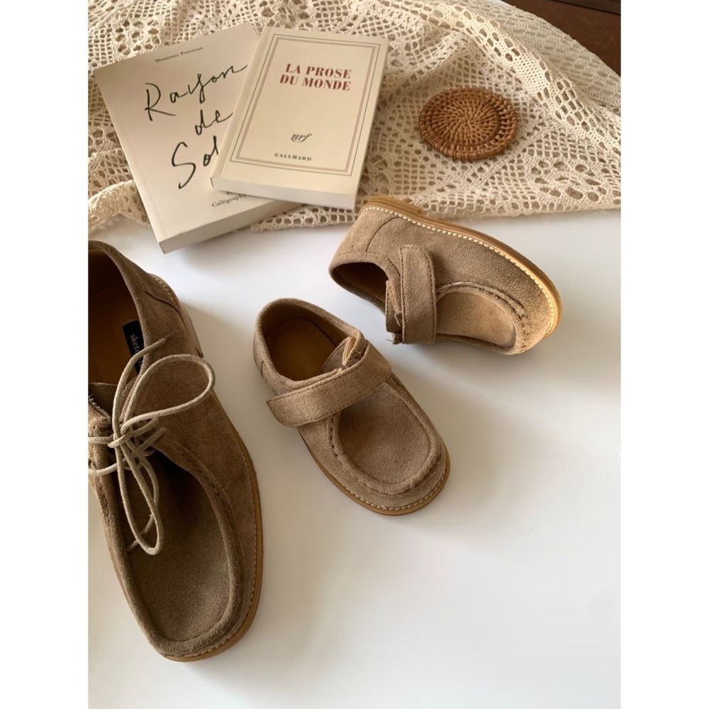 正韓 sketch in love 牛皮麂皮鞋 親子款-大人款（23-25cm)-細節圖2