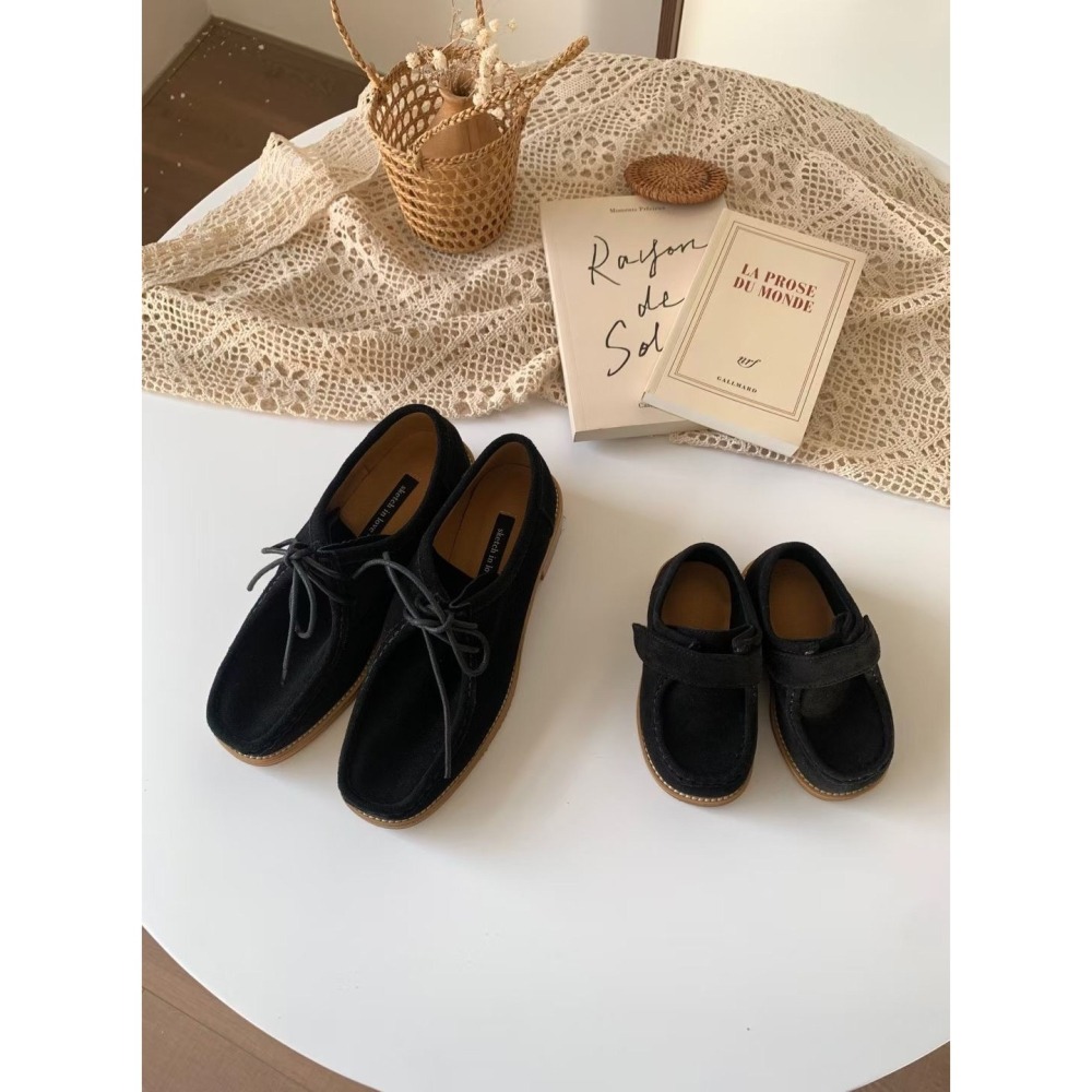 正韓 sketch in love 牛皮麂皮鞋 親子款-大人款（23-25cm)-細節圖3