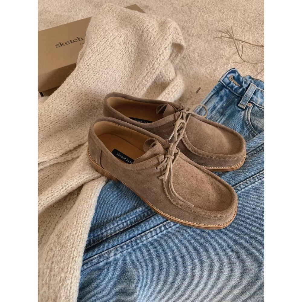 正韓 sketch in love 牛皮麂皮鞋 親子款-大人款（23-25cm)-細節圖10