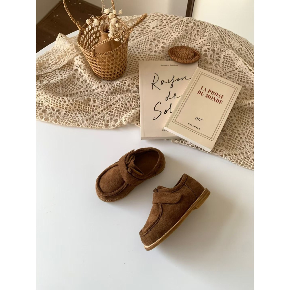 正韓 sketch in love 牛皮麂皮鞋 親子款-幼童款（14-19cm)-細節圖3