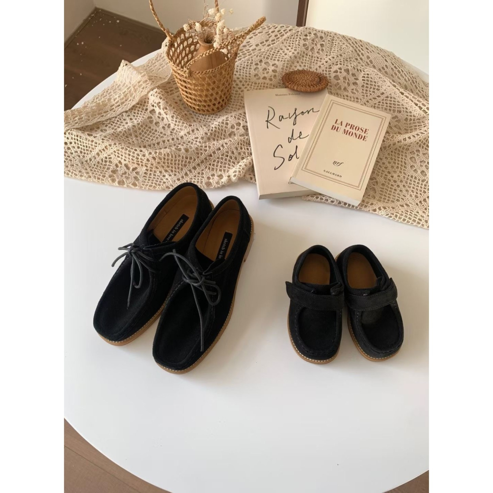 正韓 sketch in love 牛皮麂皮鞋 親子款-幼童款（14-19cm)-細節圖6