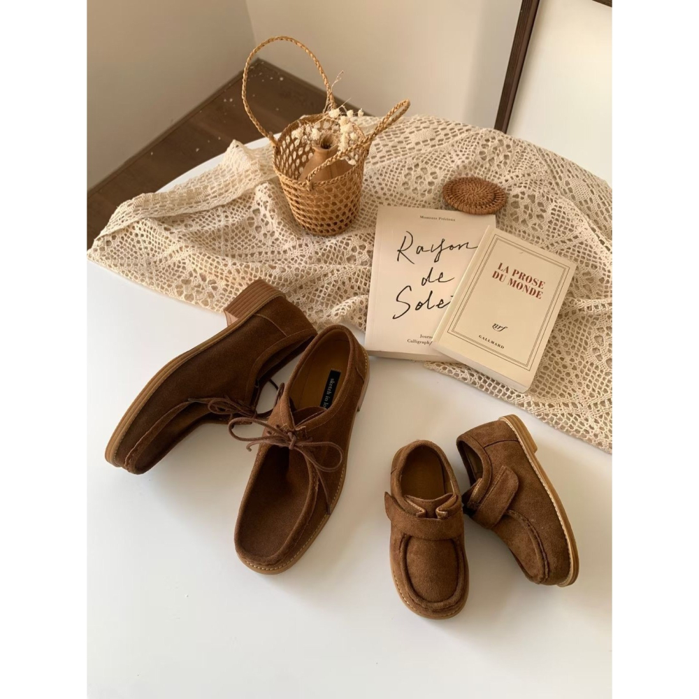 正韓 sketch in love 牛皮麂皮鞋 親子款-幼童款（14-19cm)-細節圖7