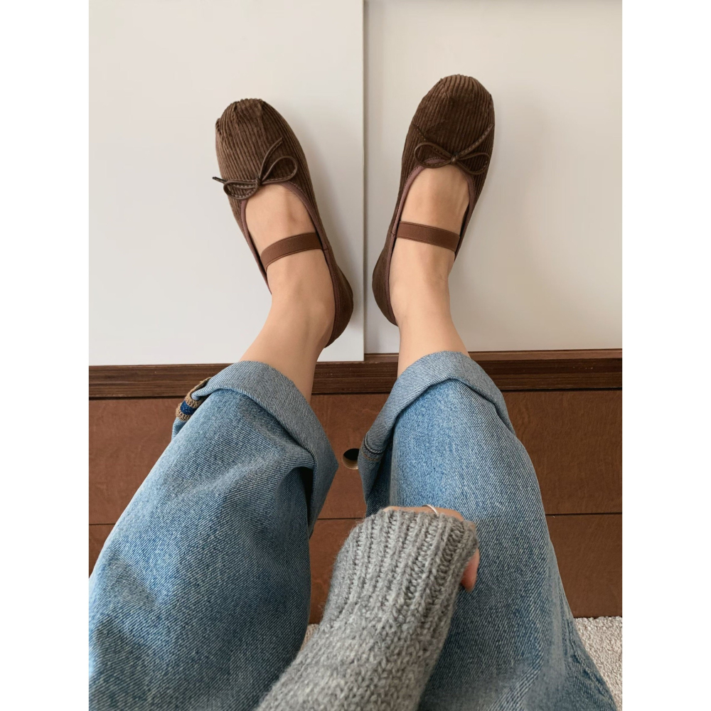 正韓 sketch in love 燈芯絨瑪莉珍鞋 親子款-大人款（23-25cm)-細節圖3