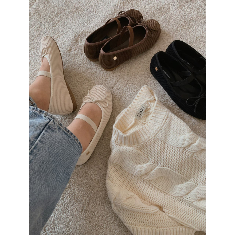 正韓 sketch in love 燈芯絨瑪莉珍鞋 親子款-大人款（23-25cm)-細節圖7