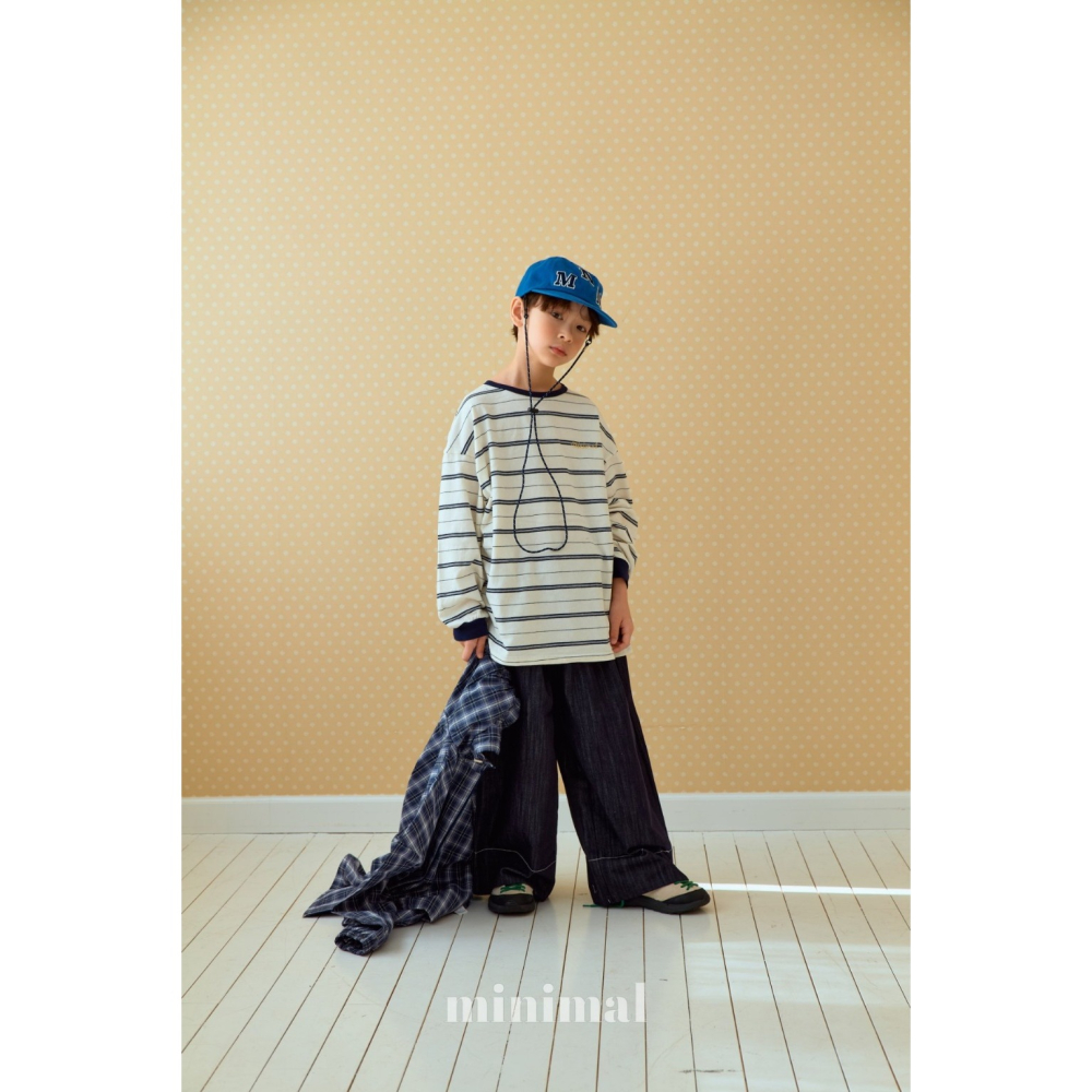 26春 正韓 Minimal Urban Minimal｜城市休閒寬版牛仔褲（85-145cm)-細節圖7