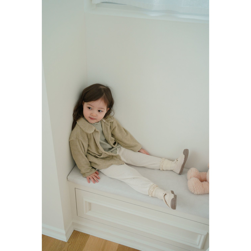 26春 正韓 onu｜Urban Soft Daily 柔感日常 條紋波浪上衣（70-115cm)-細節圖4