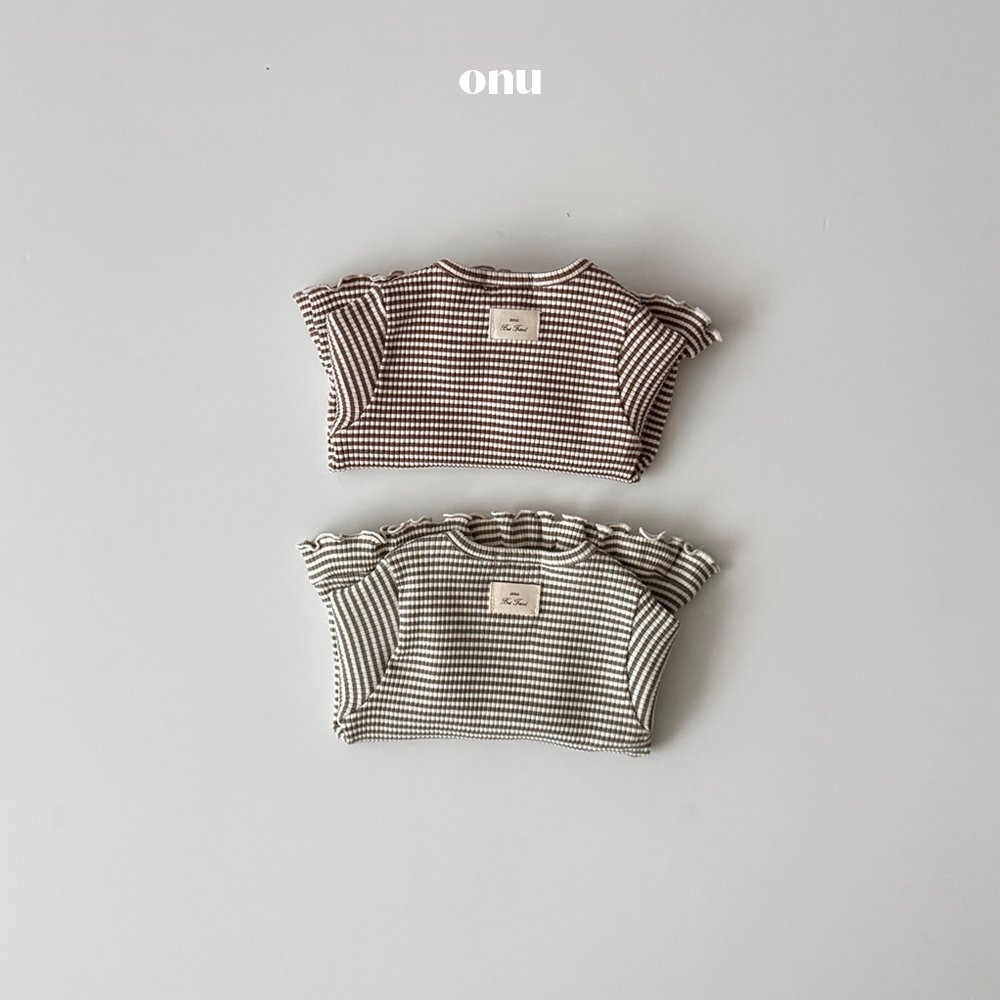 26春 正韓 onu｜Urban Soft Daily 柔感日常 條紋波浪上衣（70-115cm)-細節圖5