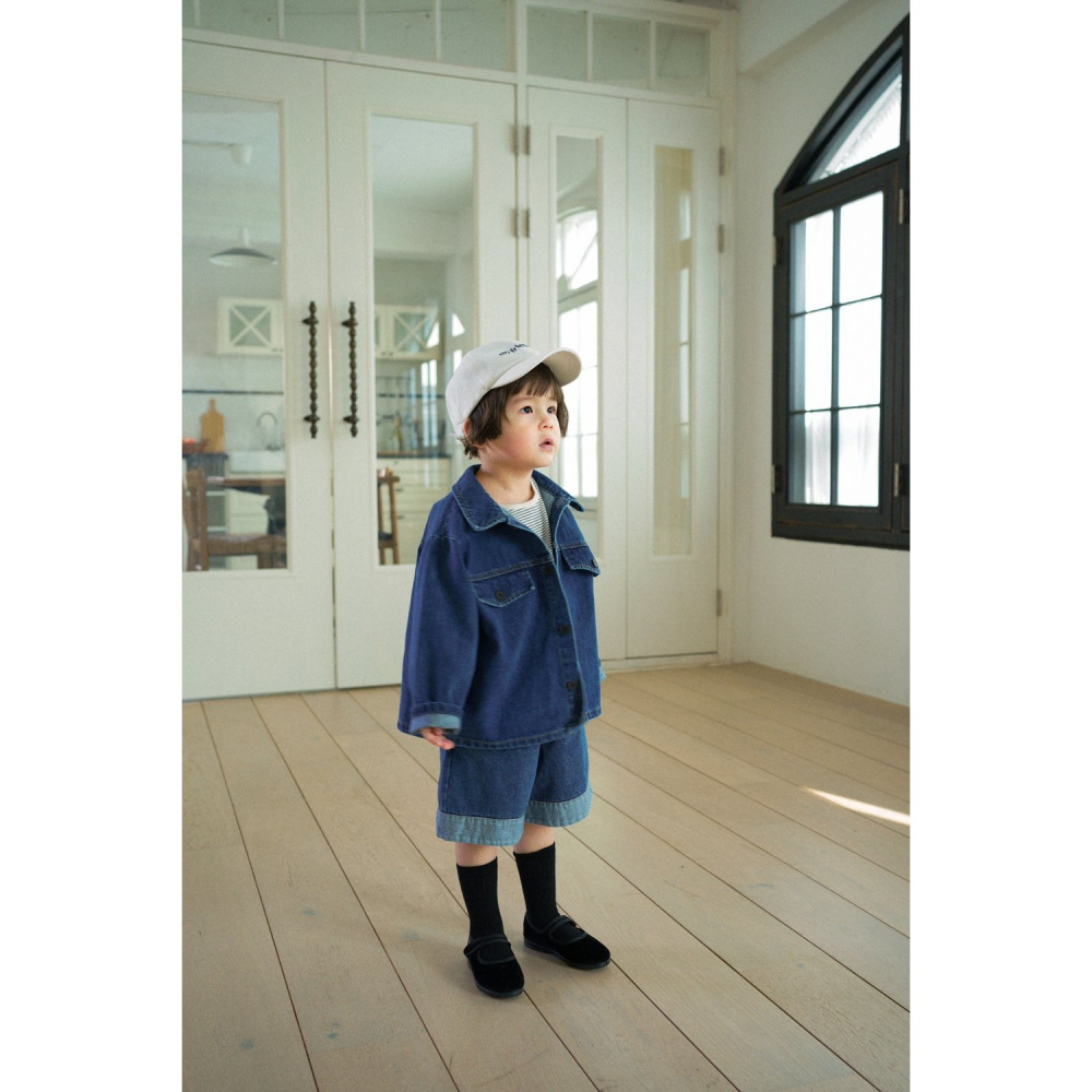 26春 正韓 onu｜Urban Daily Denim｜城市日常丹寧短褲（70-115cm) 自留款-細節圖2