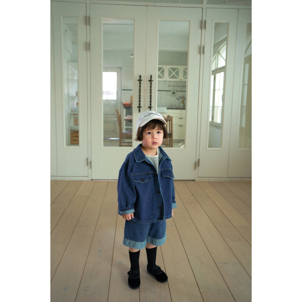 26春 正韓 onu｜Urban Daily Denim｜城市日常丹寧短褲（70-115cm) 自留款-細節圖3