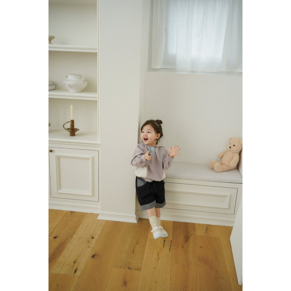 26春 正韓 onu｜Urban Daily Denim｜城市日常丹寧短褲（70-115cm) 自留款-細節圖5