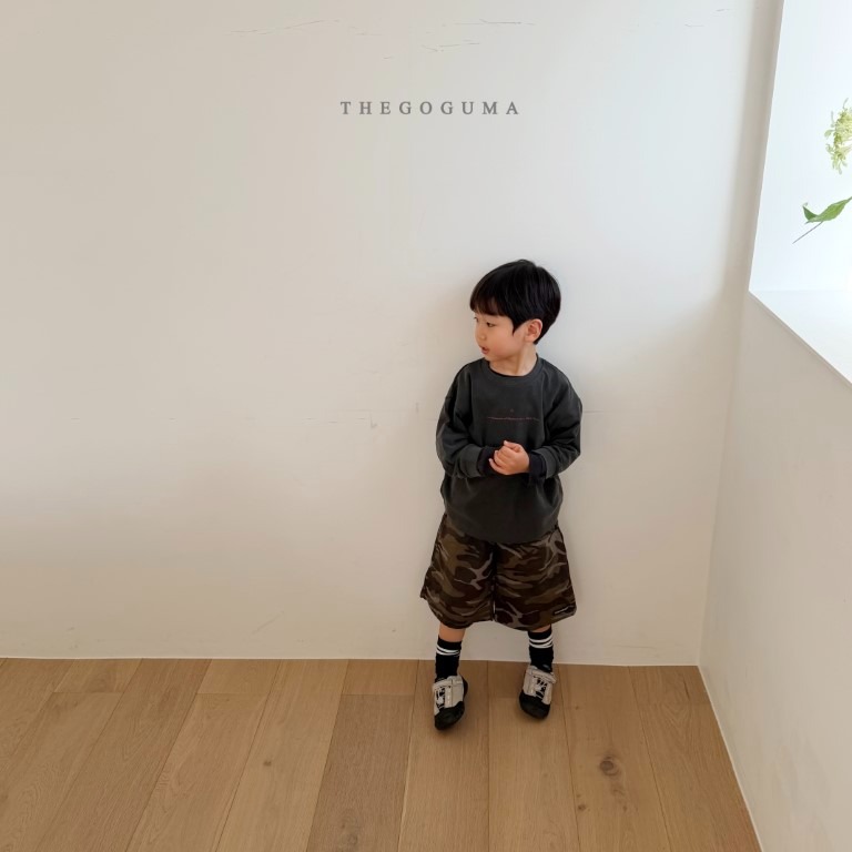 26春 正韓 thegoguma Urban Minimal｜極簡日常迷彩五分褲（85-142cm)-細節圖4