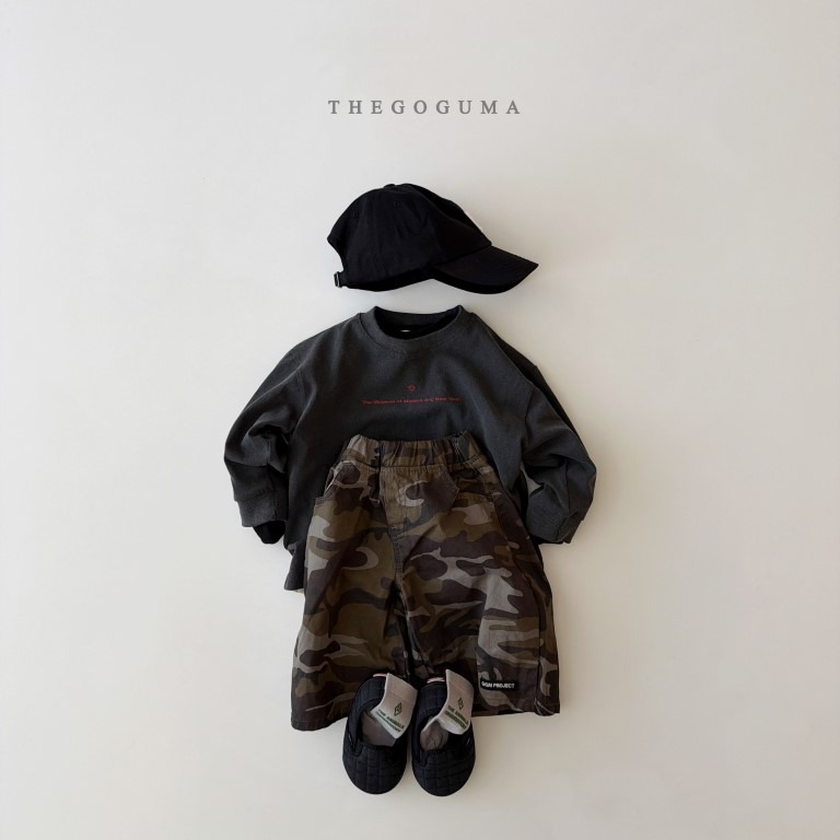 26春 正韓 thegoguma Urban Minimal｜極簡日常迷彩五分褲（85-142cm)-細節圖6