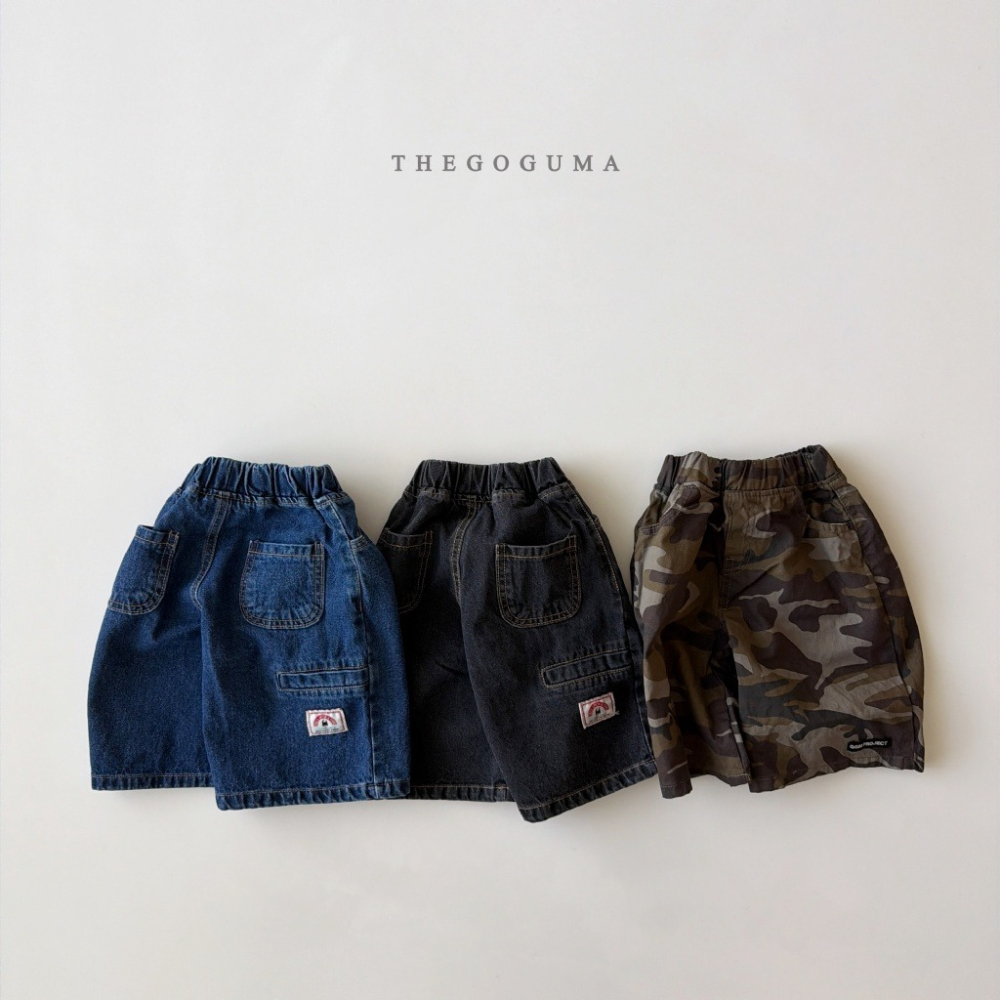 26春 正韓 thegoguma Urban Minimal｜極簡日常迷彩五分褲（85-142cm)-細節圖7
