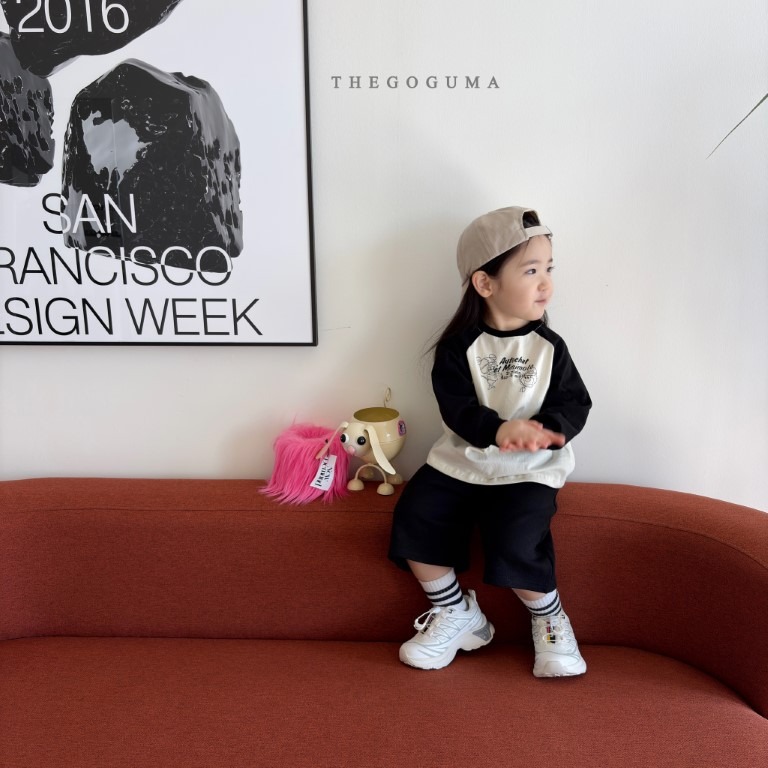 26春 正韓 thegoguma Urban Minimal｜極簡日常棒球Ｔ（85-142cm)-細節圖4