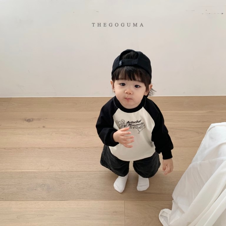 26春 正韓 thegoguma Urban Minimal｜極簡日常棒球Ｔ（85-142cm)-細節圖5