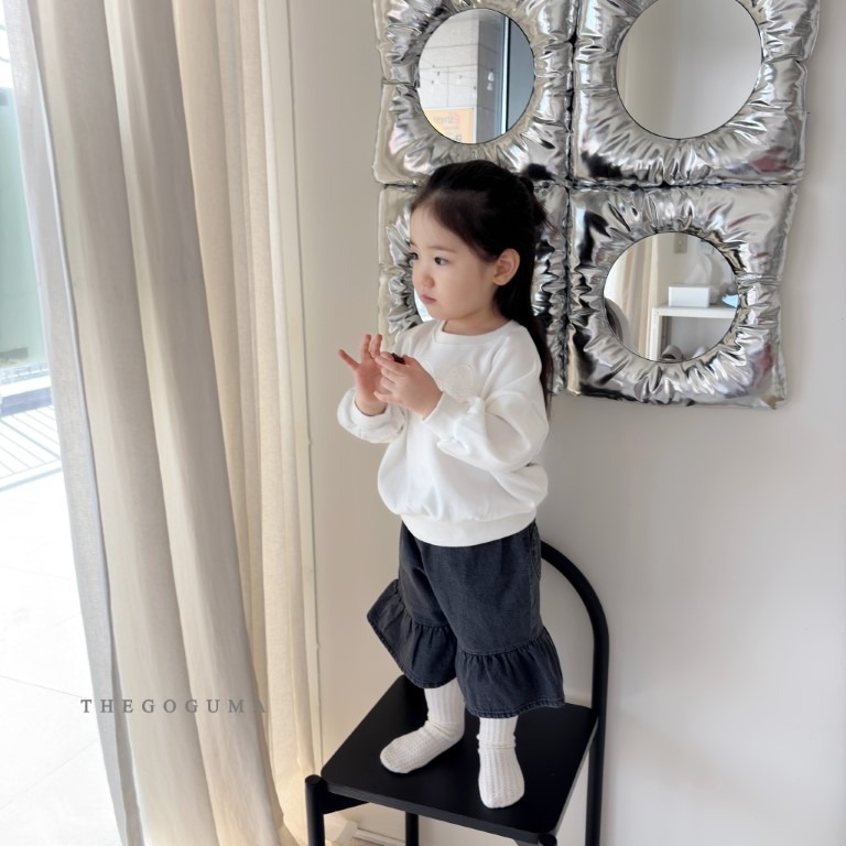 26春 正韓 thegoguma Urban Minimal｜極簡日常蝴蝶結大學Ｔ（85-142cm)-細節圖5