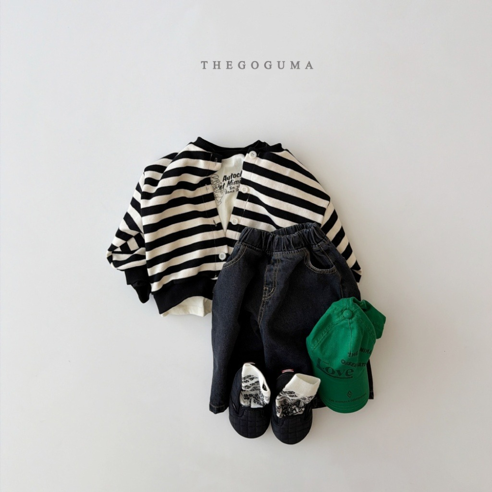 26春 正韓 thegoguma Urban Minimal｜極簡日常小標五分牛仔褲（85-142cm) 大推款-細節圖2