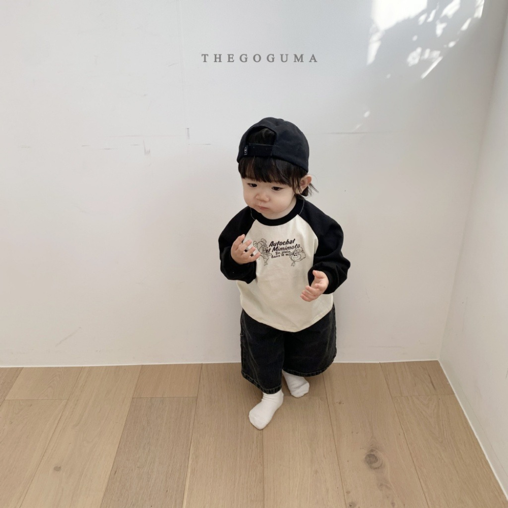 26春 正韓 thegoguma Urban Minimal｜極簡日常小標五分牛仔褲（85-142cm) 大推款-細節圖4