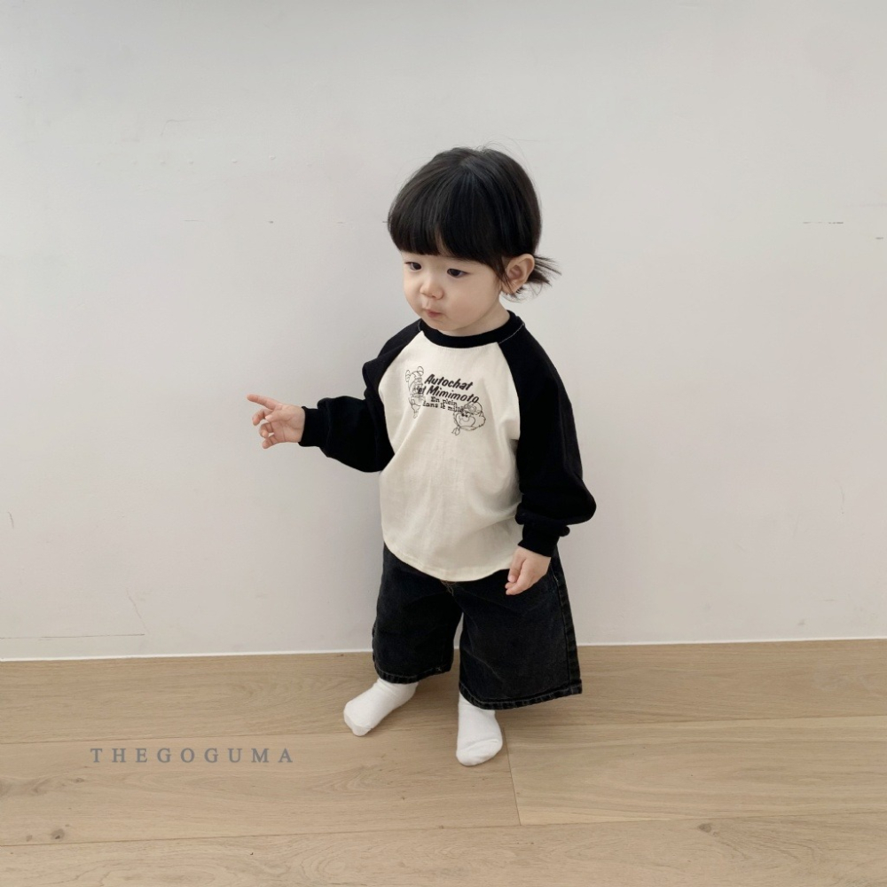 26春 正韓 thegoguma Urban Minimal｜極簡日常小標五分牛仔褲（85-142cm) 大推款-細節圖6