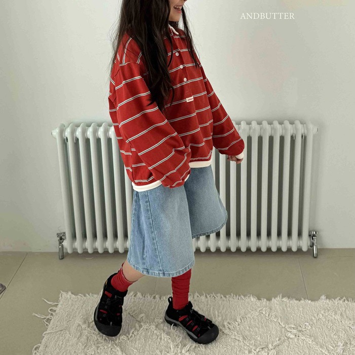 26春 正韓 andbutter Soft Urban｜日常寬版五分牛仔褲（90-145cm)-細節圖2