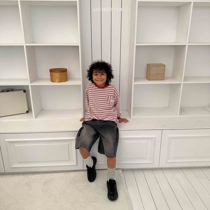 26春 正韓 andbutter Soft Urban｜日常寬版五分牛仔褲（90-145cm)-細節圖8