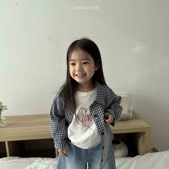 26春 正韓 andbutter Soft Urban｜經典愛心系列襯衫（90-145cm)-細節圖8