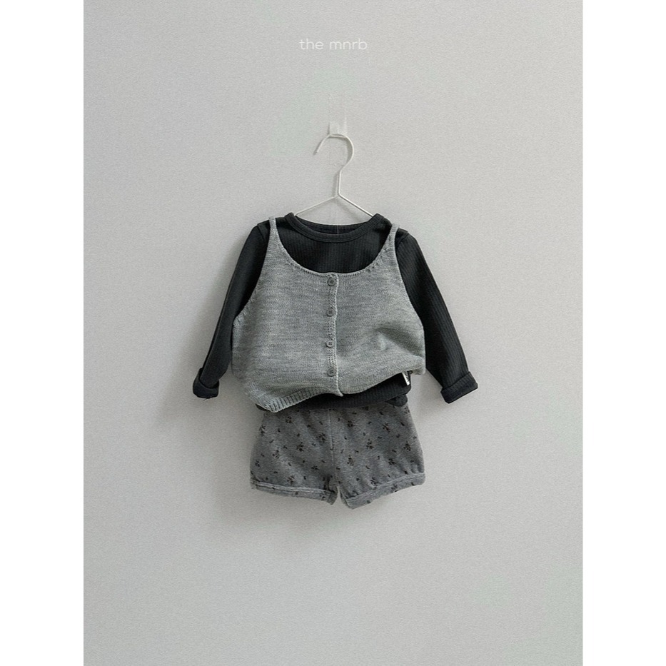 26春 正韓 the mnrb｜Soft Balance 開扣針織背心 (70-110cm)-細節圖5