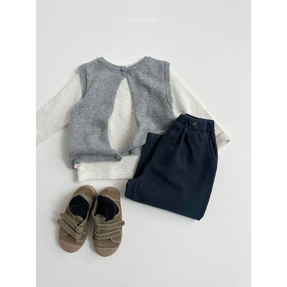 26春 正韓 the mnrb｜Soft Balance 造型簍空背心 (70-110cm)-細節圖2