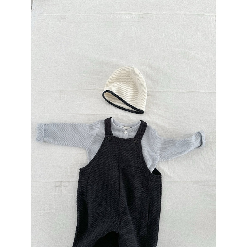 26春 正韓 the mnrb｜Soft Balance 簡約綁腰 吊帶褲 (70-110cm)-細節圖3