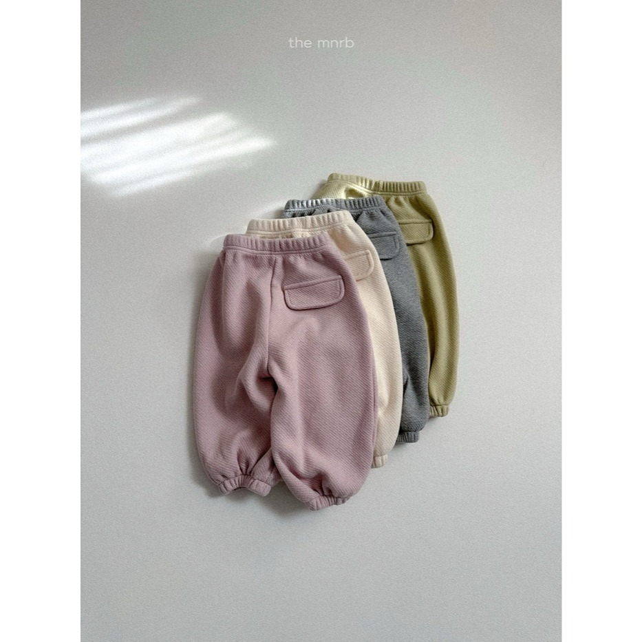 26春 正韓 the mnrb｜Soft Balance 假口袋 慢跑褲 (70-110cm)-細節圖6