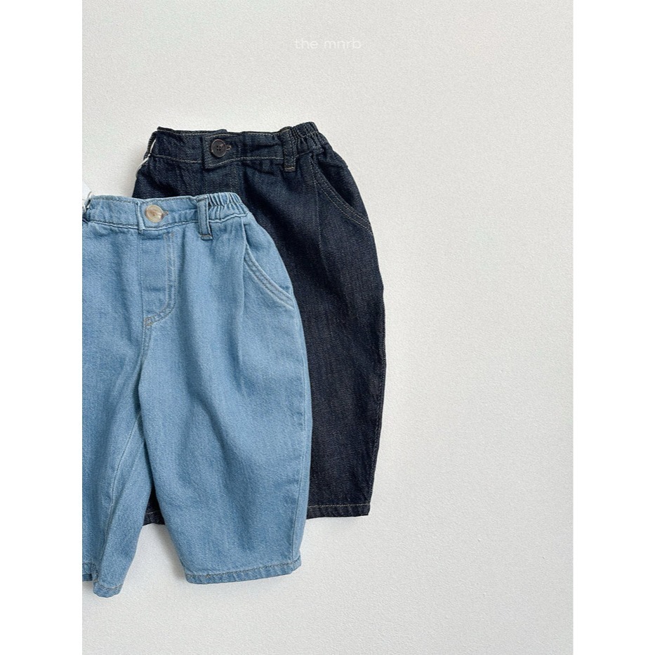 26春 正韓 the mnrb｜Soft Balance 繭型褲 牛仔褲 (70-110cm)-細節圖4