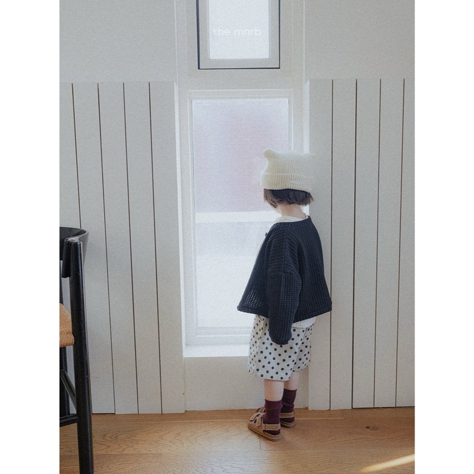 26春 正韓 the mnrb｜Soft Balance 春款針織棉 貓耳帽-細節圖3