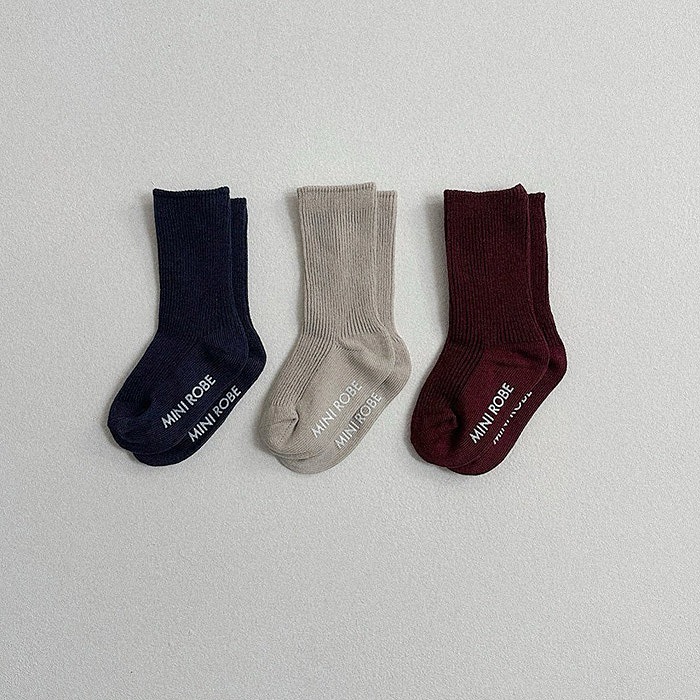 26春 正韓 the mnrb｜Soft Balance 春日款 中筒襪 （三雙一組）-細節圖2
