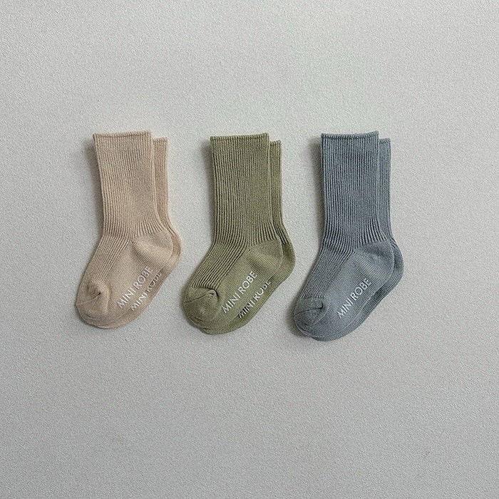 26春 正韓 the mnrb｜Soft Balance 春日款 中筒襪 （三雙一組）-細節圖3