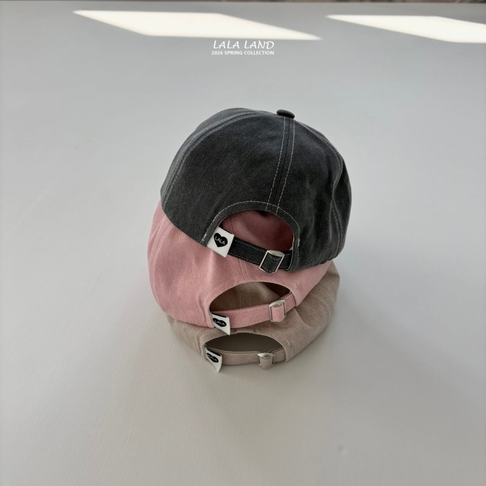 26春 正韓 Lalaland｜School Days 奶油棒球帽-細節圖2