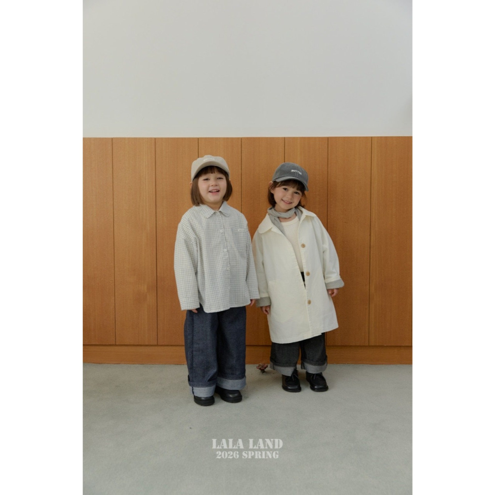 26春 正韓 Lalaland｜School Days 風衣外套 （75-120cm)-細節圖3