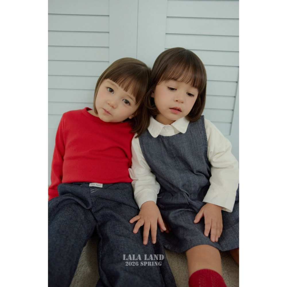 26春 正韓 Lalaland｜School Days 經典日常背心洋裝 （75-120cm)-細節圖3
