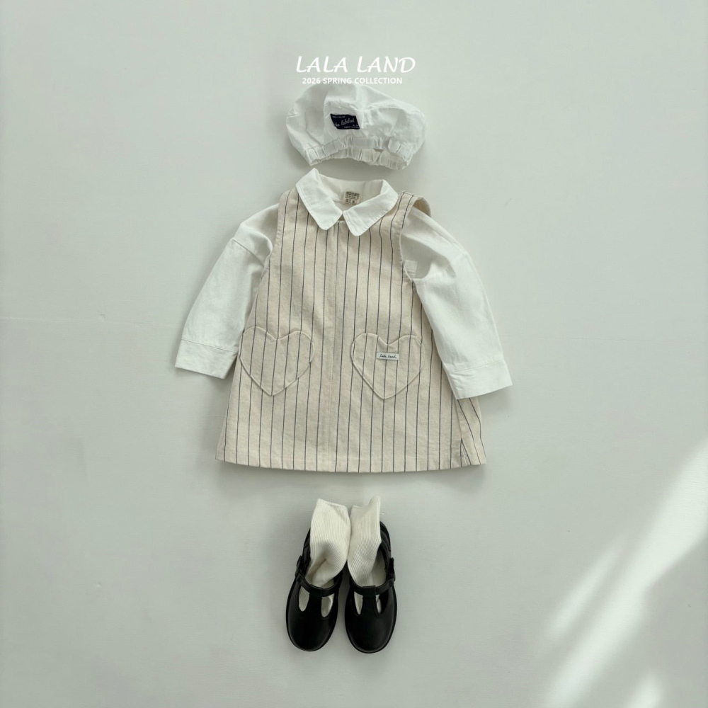 26春 正韓 Lalaland｜School Days 經典日常背心洋裝 （75-120cm)-細節圖5
