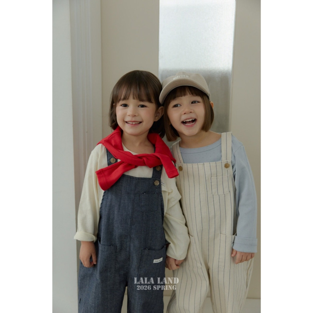 26春 正韓 Lalaland｜School Days 經典日常吊帶褲 （75-120cm)-細節圖3