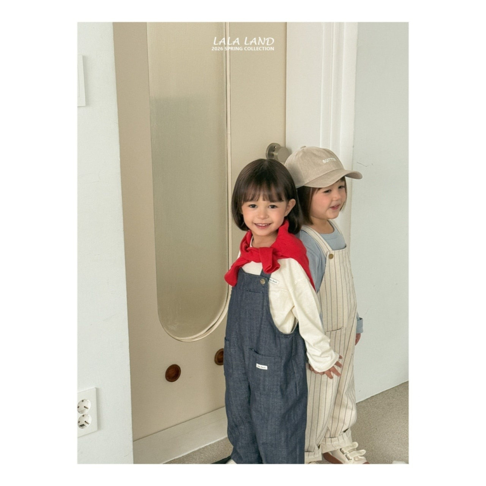 26春 正韓 Lalaland｜School Days 經典日常吊帶褲 （75-120cm)-細節圖4
