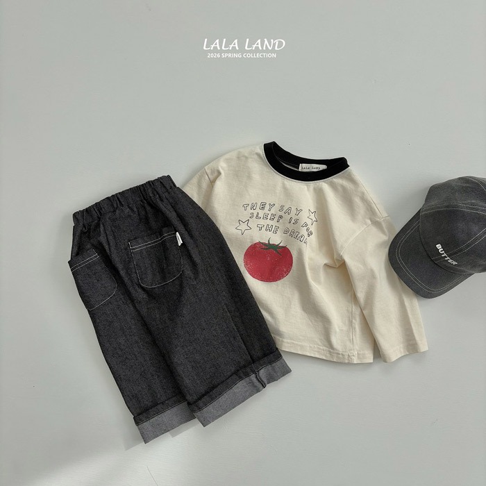 26春 正韓 Lalaland｜School Days 日常直筒丹寧褲 （75-120cm)-細節圖6